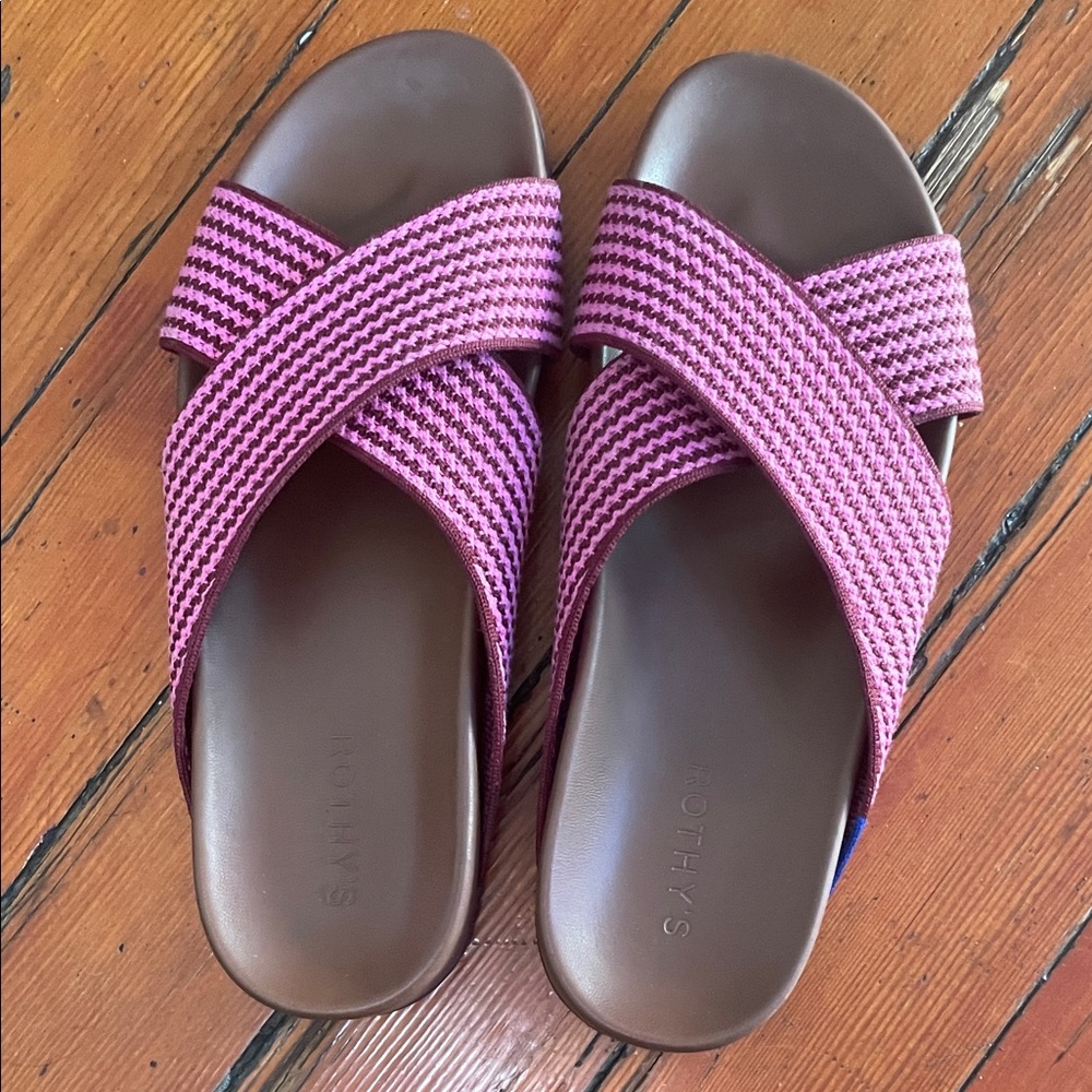 Stylish Pink Sandals by Rothy’s